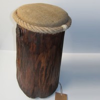 Rahat Dekoratif Ahşap Tabure