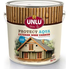 Ünlü Protect Dış Cephe Su Bazlı Vernik Kestane 5 Lt