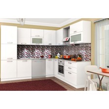 Kenyap 141011 Highgloss PVC Kapaklı Mutfak