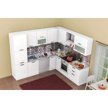 Kenyap 141011 Highgloss PVC Kapaklı Mutfak
