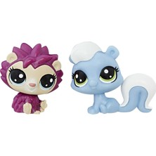 Hasbro Littlest Pet Shop İkili Miniş Hildy Hedgehog & Alina Skunekerby