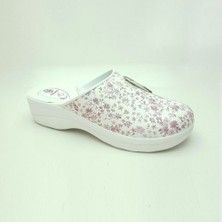 Gezer Sabo Terlik Çiçek Desenli