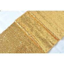 Masallar Evi Gold Altın Rengi Payetli Runner