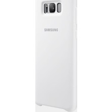 Samsung Galaxy S8 Plus Silikon Kılıf Beyaz - EF-PG955TWEGWW