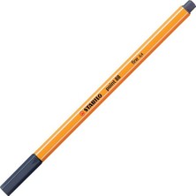 Stabilo Stabılo Point 88 Keçeli Kalem Mavi Siyah 0,4 mm Su Bazlı Mürekkep ile Hızlı Kuruma
