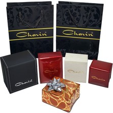 Chavin Altın 0 80 crt Özel Taşlı Tek Taş Yüzük br08by