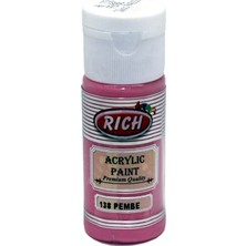 Rich Akrilik Boya 138 Pembe 30 Cc