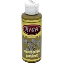Rich Metalik Akrilik Boya 0772 Koyu Altın 130 Cc