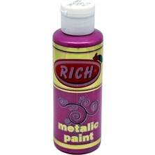 Rich Metalik Akrilik Boya 0744 Fuşya 130 Cc