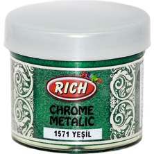 Rich Metalik Akrilik Boya 1571 Yeşil 50 Cc