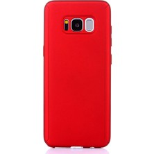 Microcase Samsung Galaxy S8 360 Protect Fit Rubber Sert Koruma Kılıf