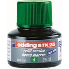 Eddıng Beyaz Tahta Mürekkebi 25 Ml E-Btk25 Yeşil