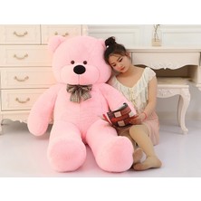 Sole Dev 120 cm Pembe Peluş Ayı (Aynı Renk Fermuarlı)