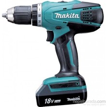 Makita Df457dwe 18 V / 1.1 Ah Lityum Akülü Matkap Vidalama (Çift Akülü)