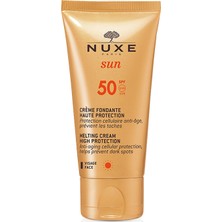 Nuxe Sun Creme Fondante Visage Haute Protection Spf 50 50 Ml