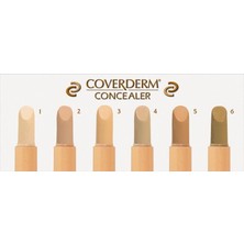 Coverderm Concealer Waterproof With Anti Aging Spf 30 6 G - 1