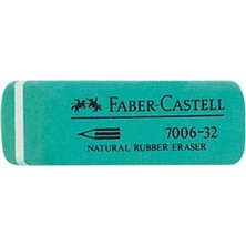 Faber-Castell Yeşil Silgi 7006-32 Doğal Kauçuk Yapı ile Yüksek Performans