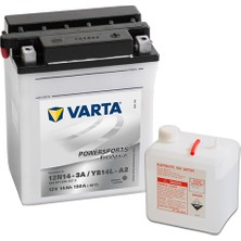 Varta Motosiklet Aküsü Yb14L A2 (12N14 3A) 12V 14Ah