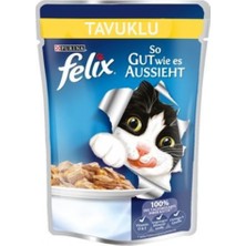 Felix Tavuklu Yetişkin Kedi Konservesi 20X100 Gr
