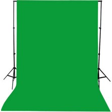 Green Box Chromakey- Screen Yeşil Fon Perde (3X6M) + Fon Standı