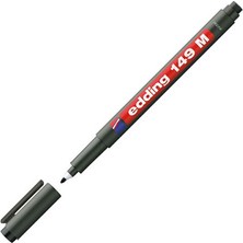 Edding 149M Permanent Silgili Asetat Kalemi Renk - Siyah