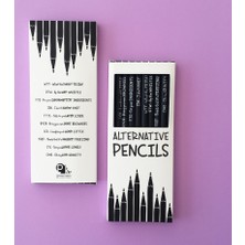 Pk Design Alternative Pencils Siyah Kurşun Kalem Seti P101