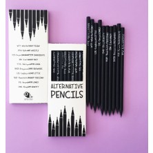 Pk Design Alternative Pencils Siyah Kurşun Kalem Seti P101