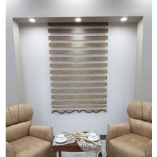Brillant Bambu Stor Zebra Perde Kahve MZ494 80 x 200 cm