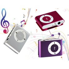 Pratik Mini Mp3 Player Hafıza Kart Okuyuculu (Kulaklık Hediyeli)