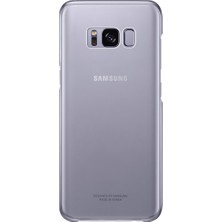 Samsung Galaxy S8 Plus Şeffaf Kılıf Mor - EF-QG955CVEGWW