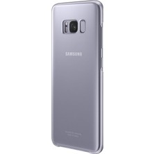 Samsung Galaxy S8 Plus Şeffaf Kılıf Mor - EF-QG955CVEGWW