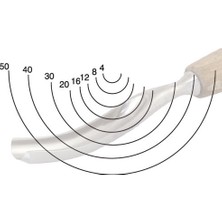 Narex 827620 Profi Ahşap Oyma Bükülmüş Iskarpela Profile 9 20 Mm