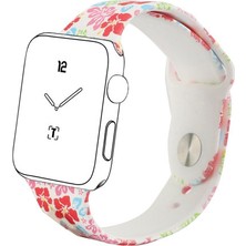 Ally Apple Watch Uyumlu 42Mm Desenli Silikon Kordon