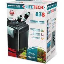 Life Tech 838 Akvaryum Dış Filtre 4 Kovalı içi Dolu 1200 Lh 28W