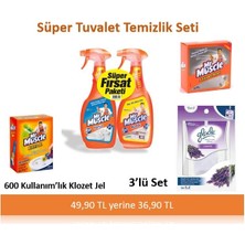 Tuvalet Temizlik Seti - Mr Muscle 2Li,Lavabo Acici, Jel Ve Glade