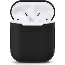 Case 4U Apple Airpods Silikon Kılıf Siyah