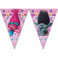 Pandoli Trolls 9 Lu Üçgen Bayrak Banner