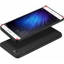 Arabulalaca Xiaomi Mi5 Prime Kılıf Süper Slim Fit Mat Soft Silikon + 1 Adet Cam