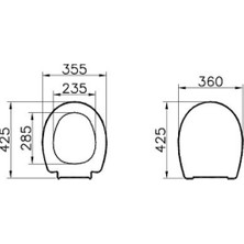 VitrA Arkitekt Universal 1 Soft Klozet Kapağı