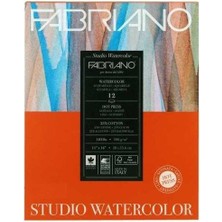 Fabriano Watercolor Studio Düz Dokulu Suluboya Blok - 300Gr. - Gs/Hp - 28X35,6Cm