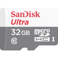 SanDisk Ultra® 32GB 80MB/s microSDHC™/microSDXC™ UHS-I Hafıza Kartı SDSQUNS-032G-GN3MN