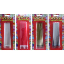 Partioutlet 12 Li Uzun Mum - 14 Cm