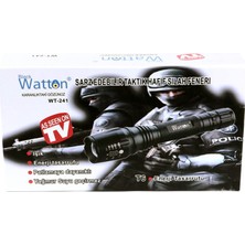 Black Watton Blackwatton Wt-241- Tx6 Şarjlı Zoomlu El Feneri