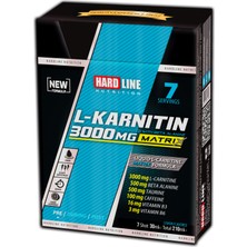 Hardline L-Karnıtın Matrix 3000 Mg 30 Ml-7 Adet