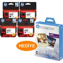 Hp 655 4'Lü Orjinal Kartuş Seti