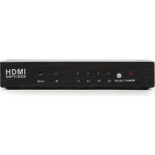 Dark 4 Giriş 1 Çıkış Kumandalı HDMI 4K Switch (DK-HD-SW4X1K)