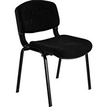 Türksit Form Sandalye 2 Adet Set Siyah - Deri