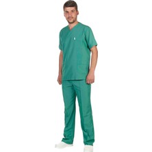 Asba Erkek Kraveze Takım Yeşil 13 Beden 44