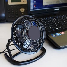 Pratik Masaüstü Sessiz Mini USB Vantilatör - Plastik Fan