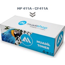 hementoner Hp 411A - Cf411A Muadil Toner Mavi - M477Fdw/M477Fdn/M477Fnw